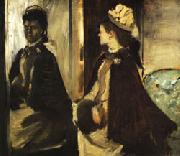 Edgar Degas Jeantaud at the Mirror oil painting picture wholesale